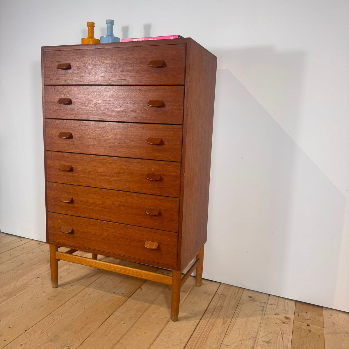 Teak Chest of Drawers by Poul M. Volther for FDB Møbler, 1960s