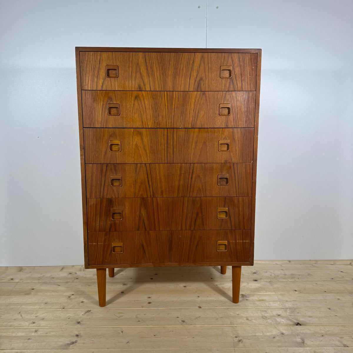 cassettiera teak danimarca vintage anni 60