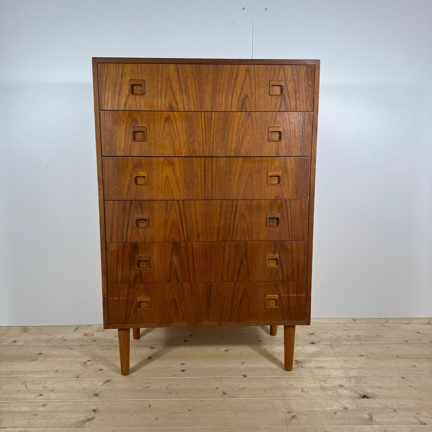 cassettiera teak danimarca vintage anni 60