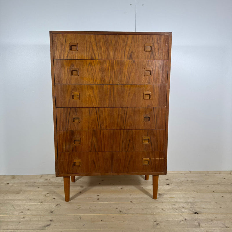 cassettiera teak danimarca vintage anni 60