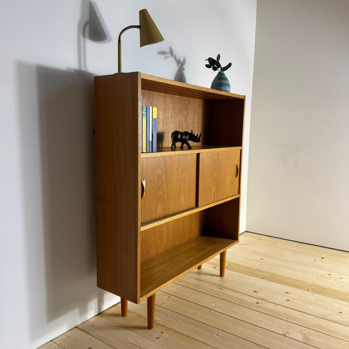 clausen son teak bookcase scandinavian design