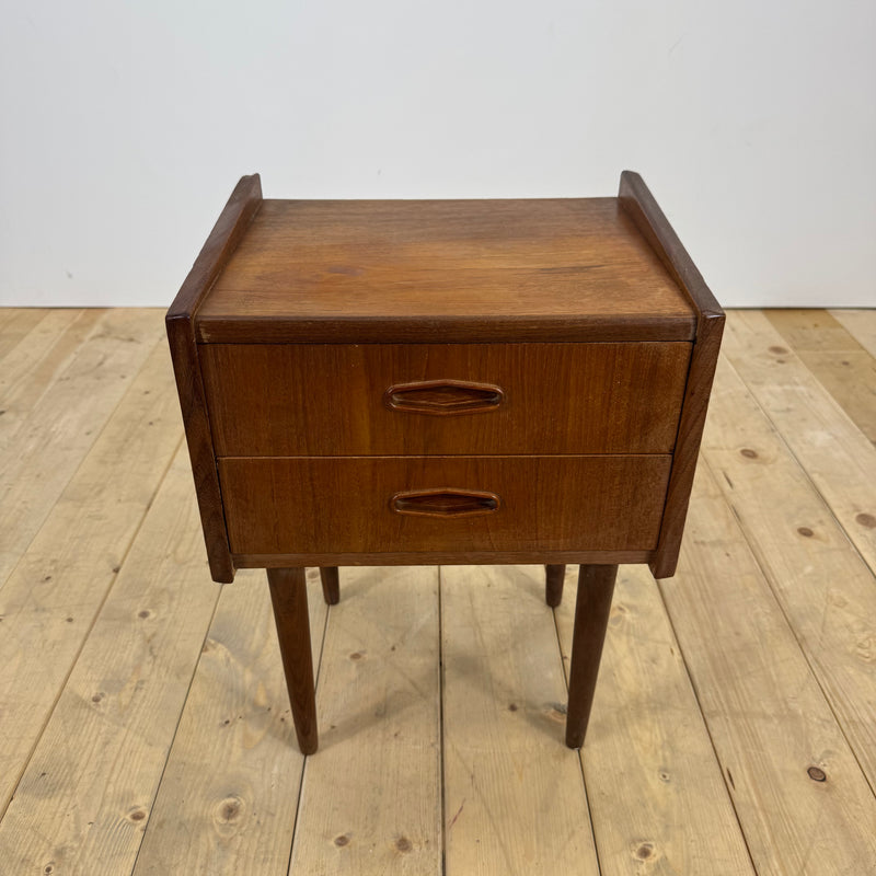Comodino in teak danese, anni ’60