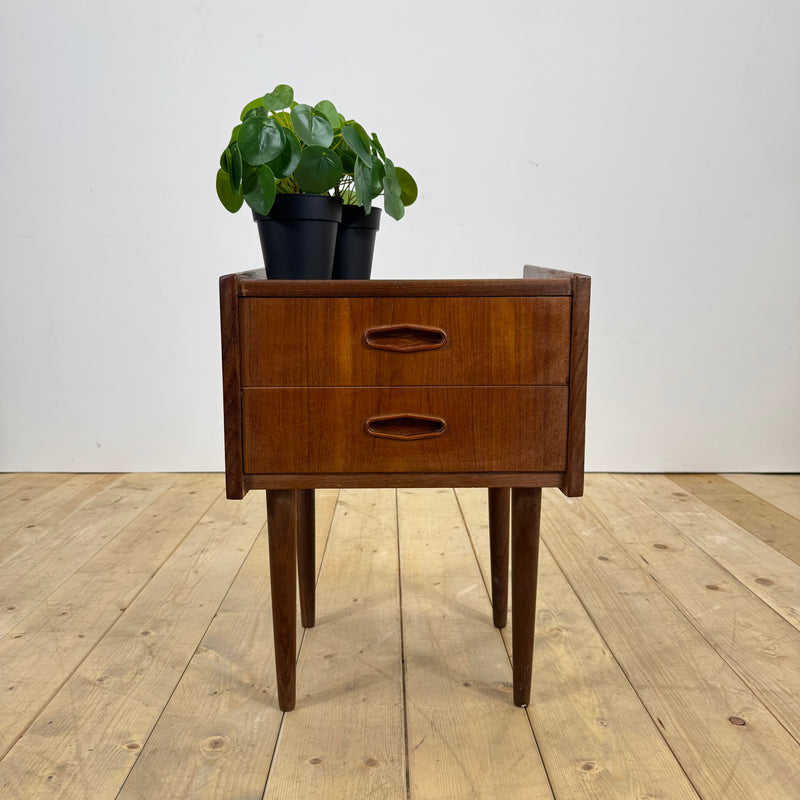 Comodino in teak danese, anni ’60