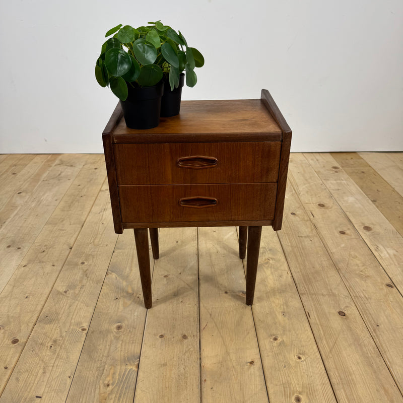 Comodino in teak danese, anni ’60