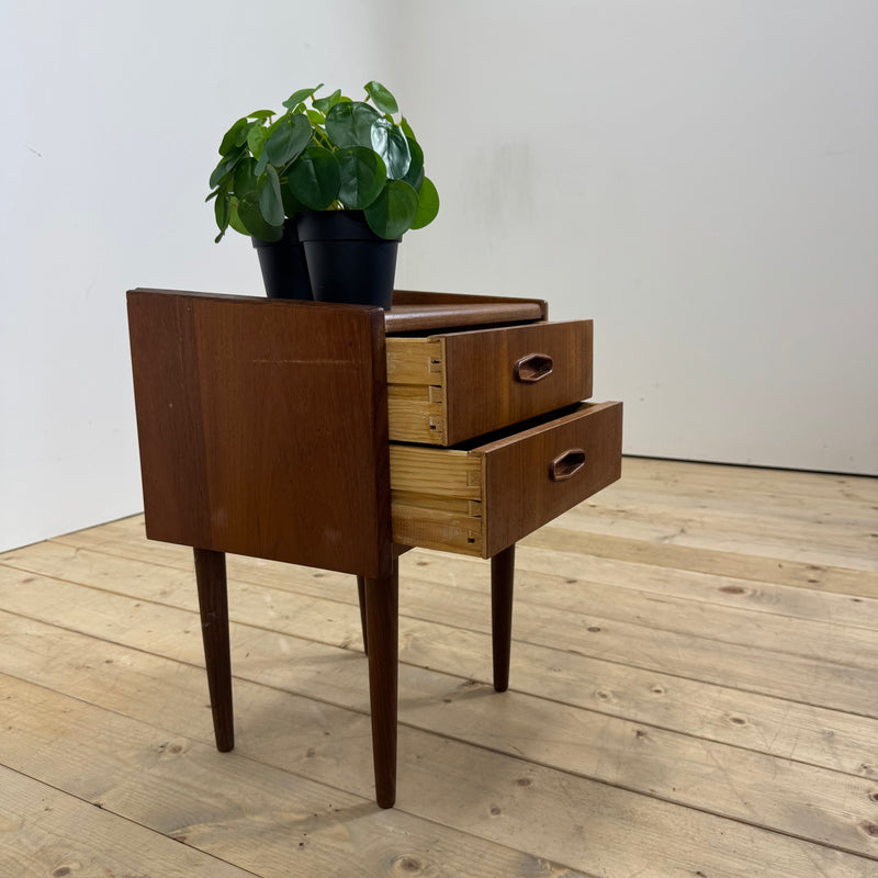 Comodino in teak danese, anni ’60