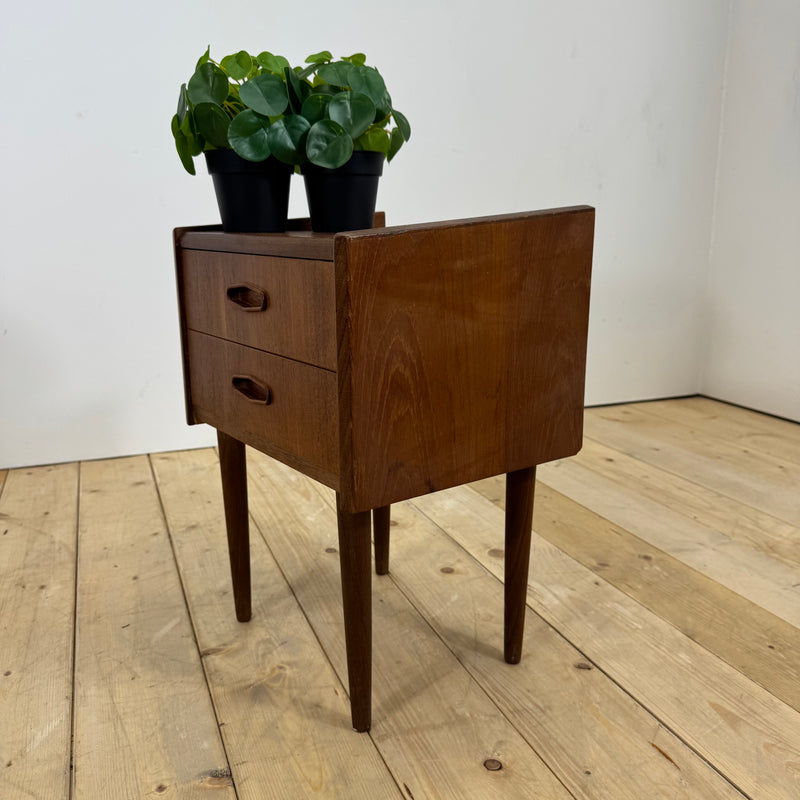 Comodino in teak danese, anni ’60