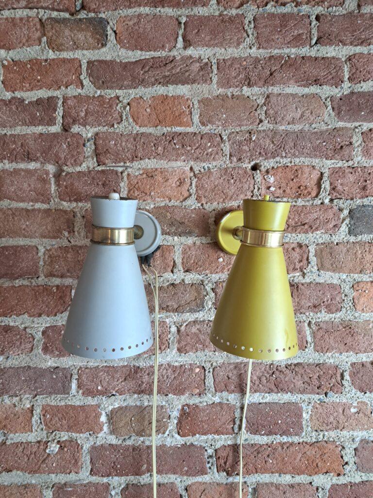 coppia appliques vintage design originale stov