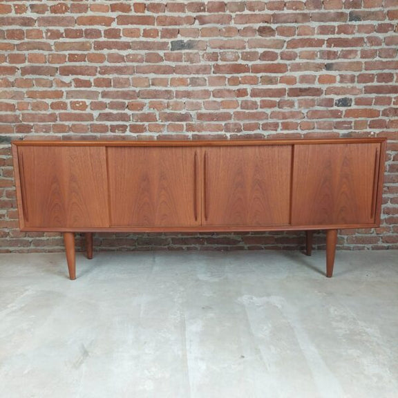 credenza teak hp hansen danimarca 1961 vintage