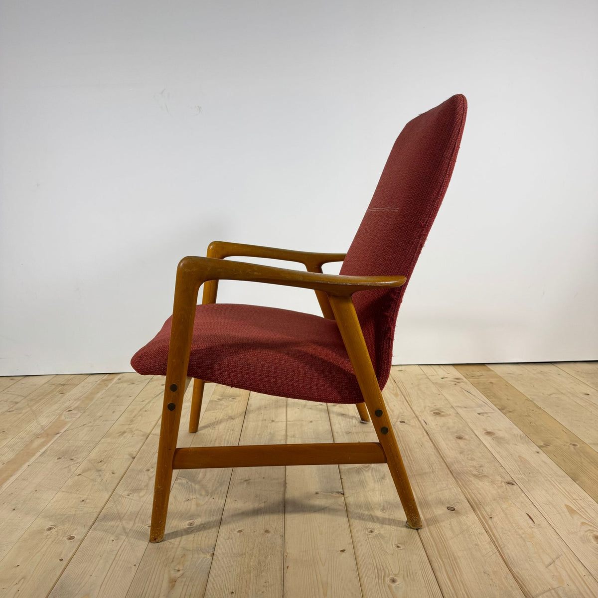 Poltrona Mid-Century Modern di Alf Svensson – Svezia, 1960