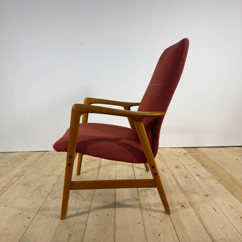 Poltrona Mid-Century Modern di Alf Svensson – Svezia, 1960
