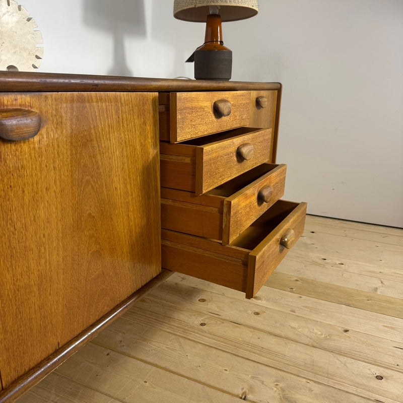 Sideboard Inglese in Teak – Credenza Mid-Century Anni ’60