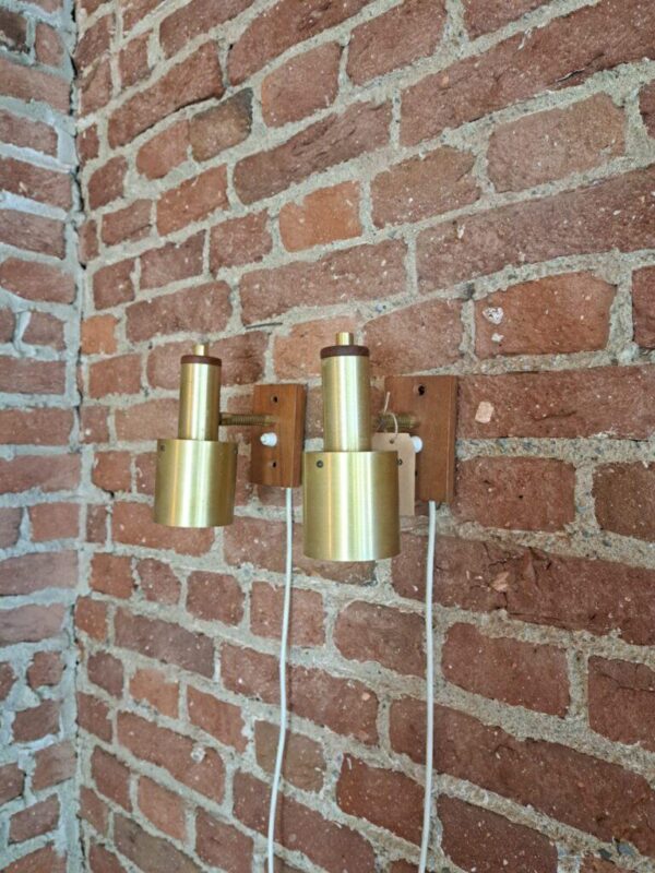 dettaglio illuminazione vintage coppia appliques originale