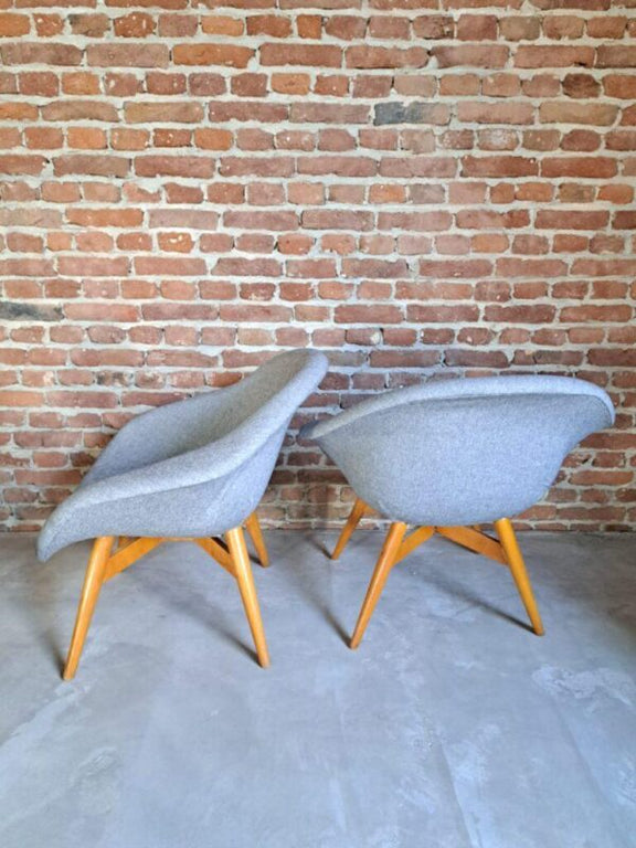 dettaglio seduta poltroncine vintage coppia originale