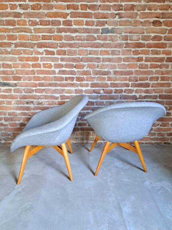 dettaglio seduta poltroncine vintage coppia originale