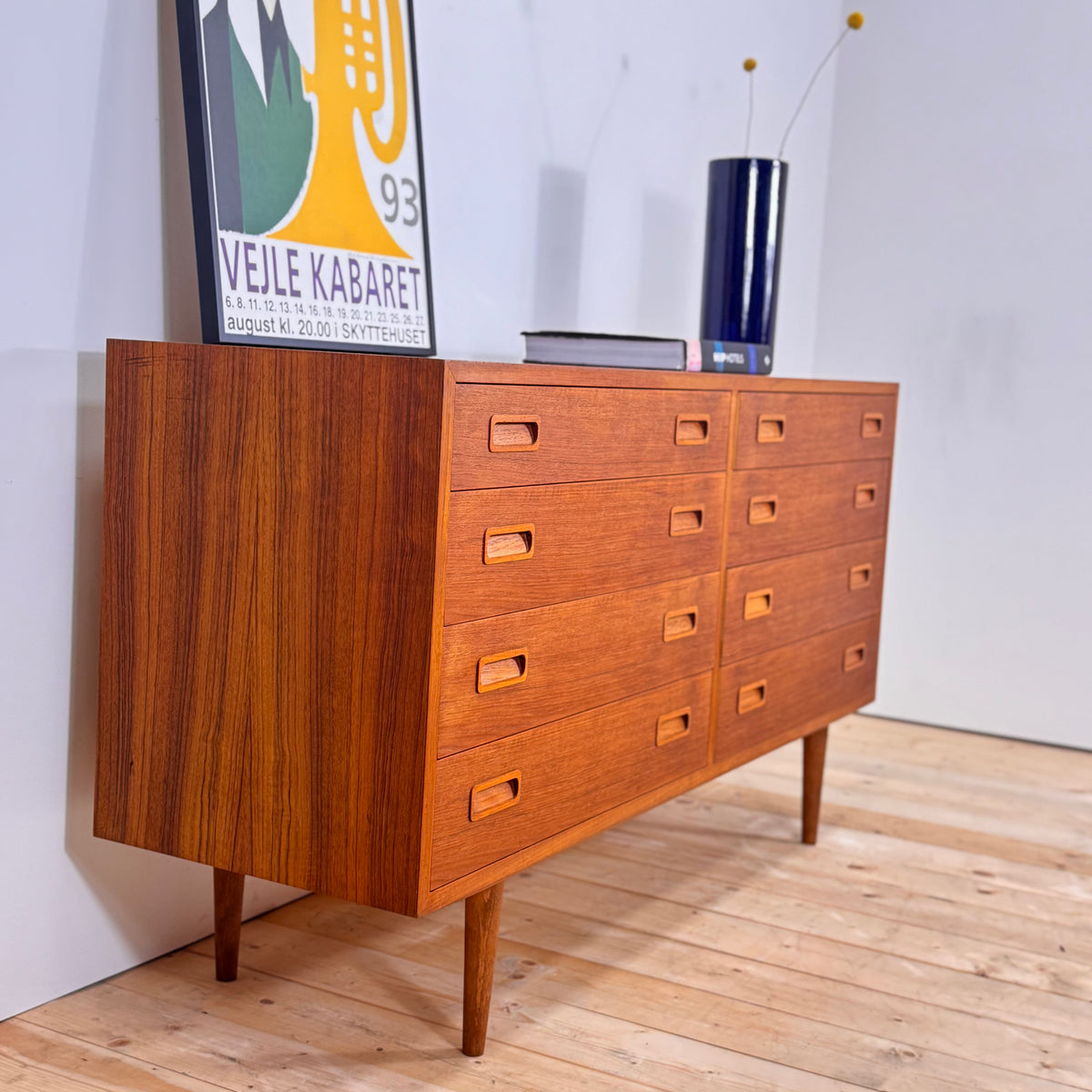 Doppia cassettiera in teak danese, 1960