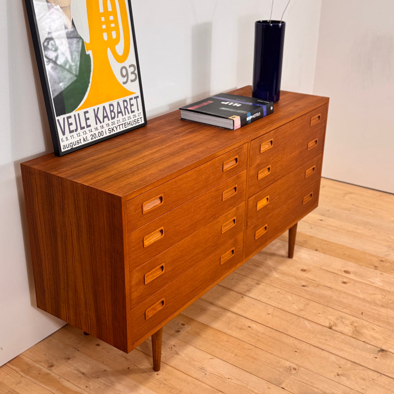 Doppia cassettiera in teak danese, 1960