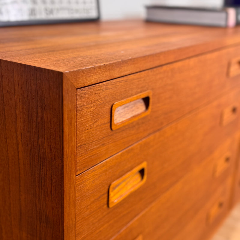 Doppia cassettiera in teak danese, 1960