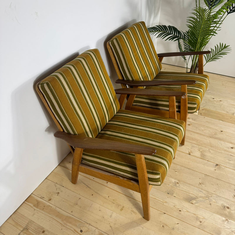 Coppia di Poltrone Danesi Mid-Century Modern in Teak – 1960