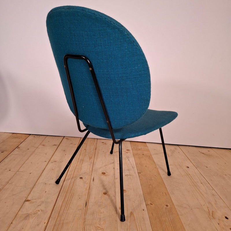 Set di Sei Sedie W.H. Gispen Modello "Kembo 301" – Design Olandese Mid-Century Modern, Anni '60