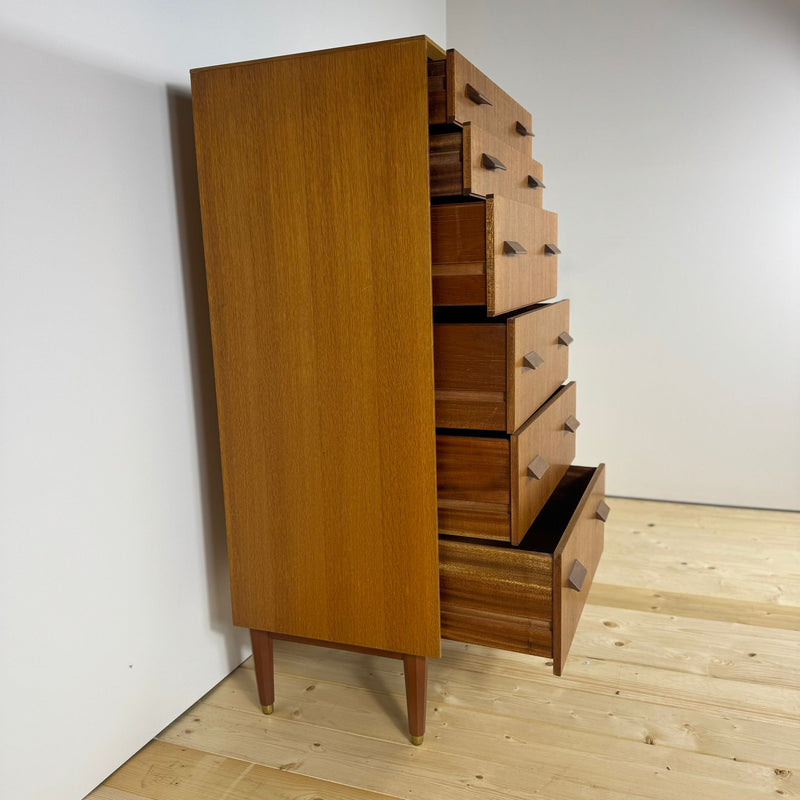 Cassettiera scandinava vintage – Teak originale Mid Century