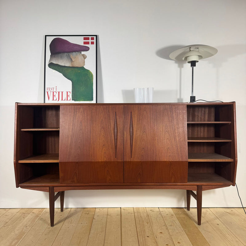 Sideboard Alta in Teak – Eleganza Mid-Century Scandinava Originale Anni ’60