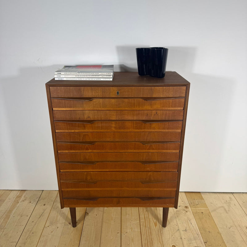 Cassettiera Vintage in Teak – Design Scandinavo Danese, Anni ’60 | Mid-Century Modern