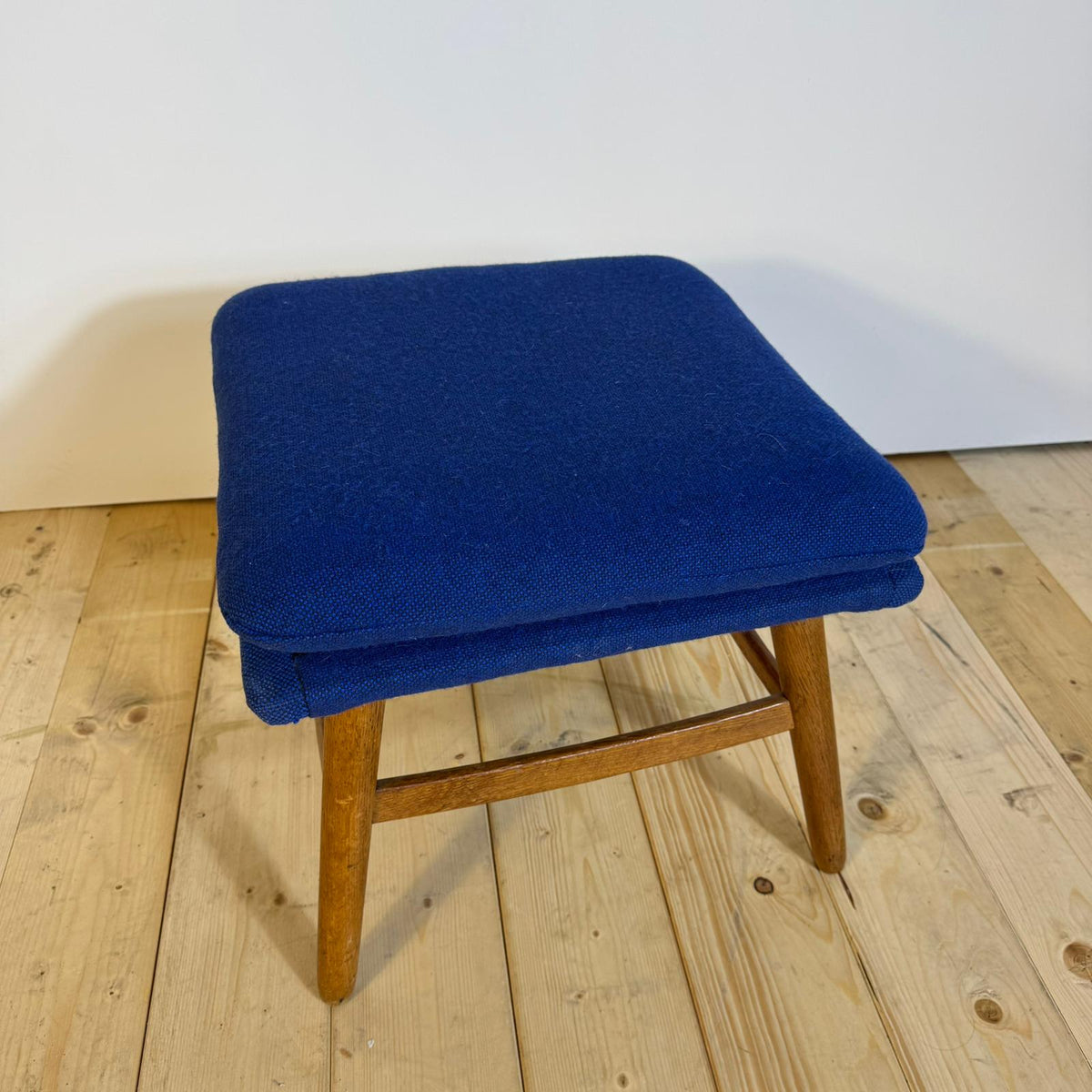Pouf / Poggiapiedi Danese Mid-Century Modern con Cuscino – 1960