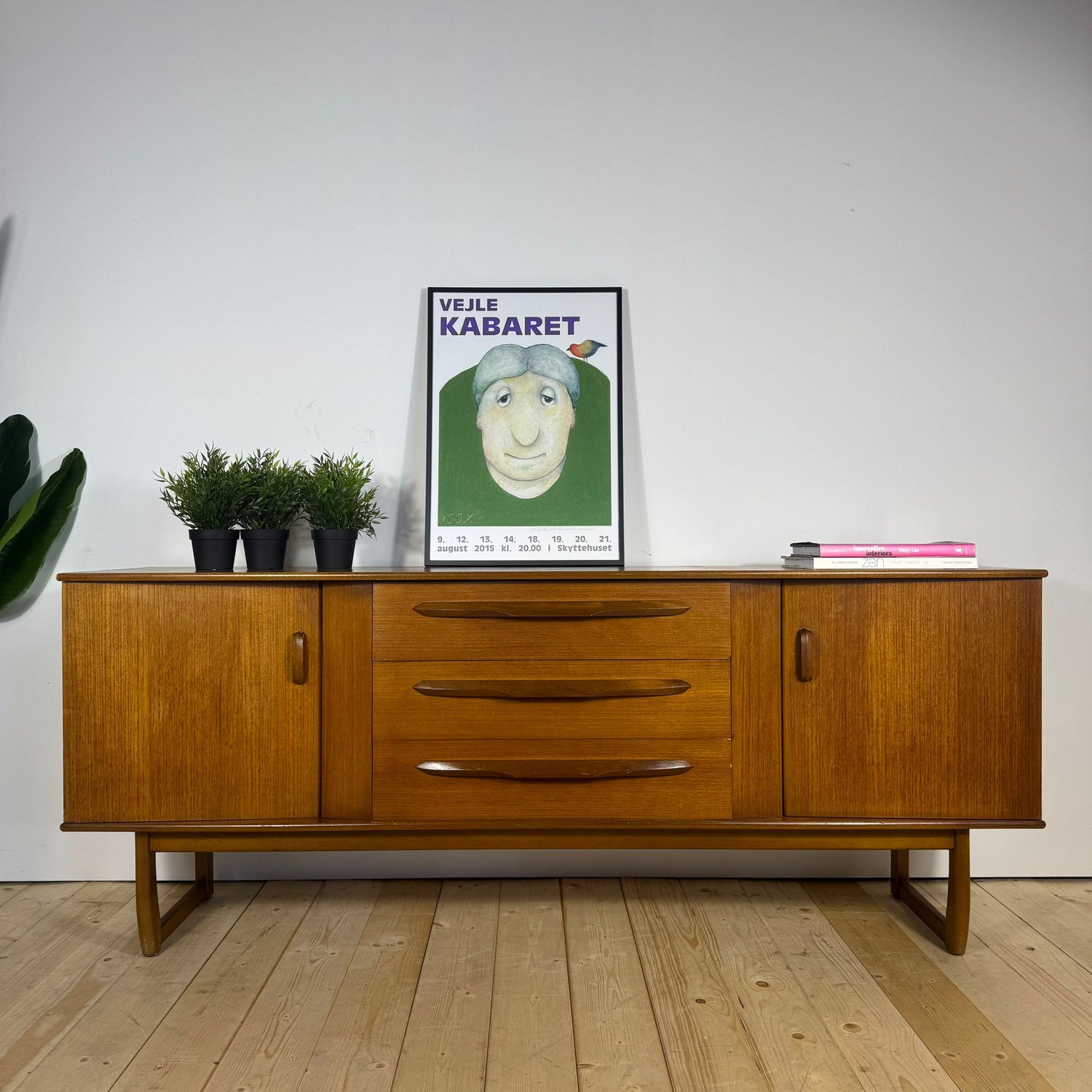 Sideboard Vintage in Teak – Credenza Mid-Century Modern Anni ’60