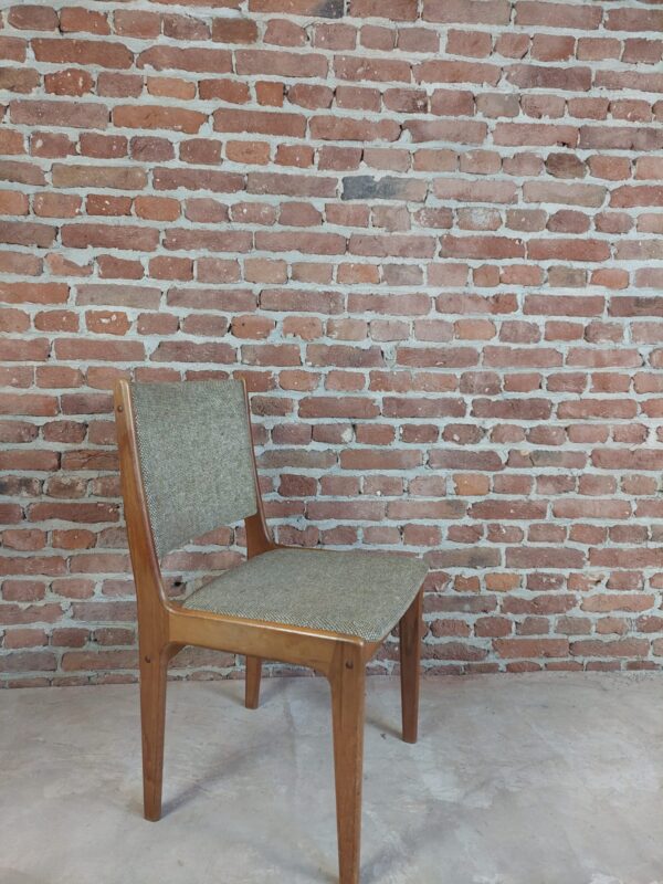 gruppo sei sedie danesi vintage teak stov