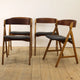 Set of 4 model 1255 chairs by Kjaernulf, 1960s