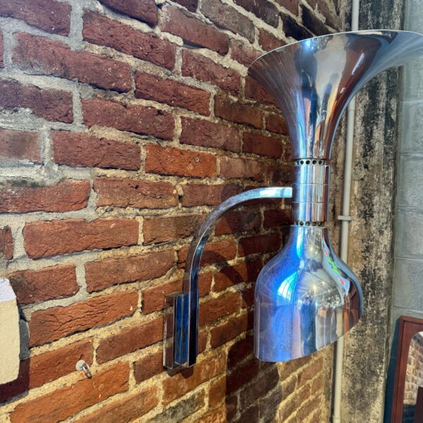 lampada albini helg acciaio design mid century italiana