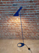 lampada terra aj floor arne jacobsen blu 1960