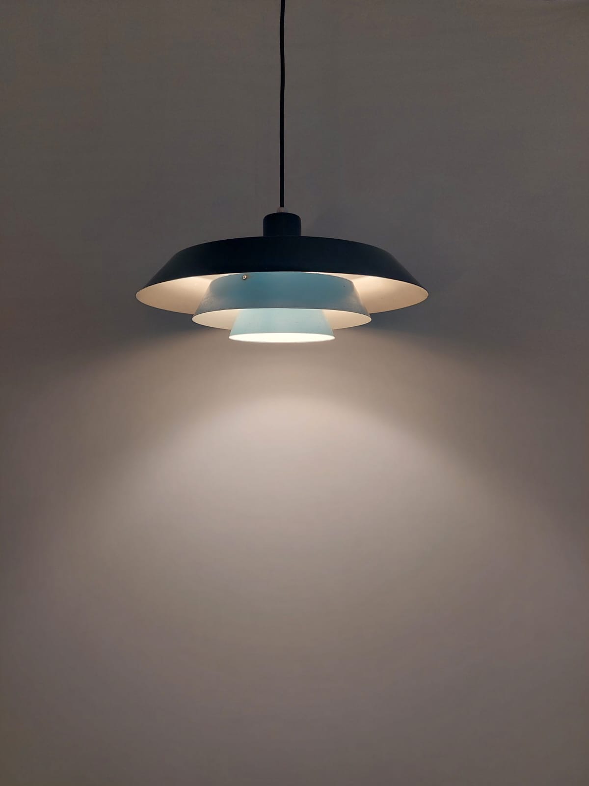 lampada troika sospensione midcentury danimarca