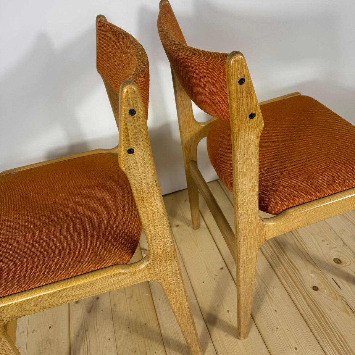 le 6 sedie mid century danesi in ambiente nordico