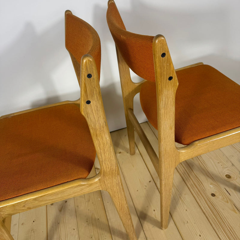 le 6 sedie mid century danesi in ambiente nordico