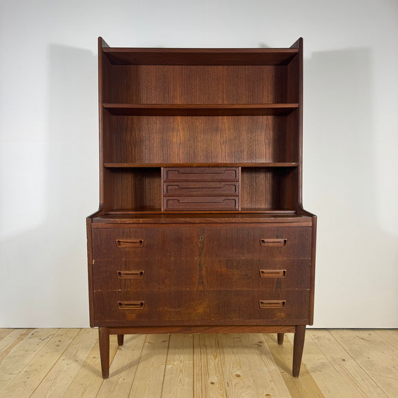 libreria alta h 162cm in legno di teak