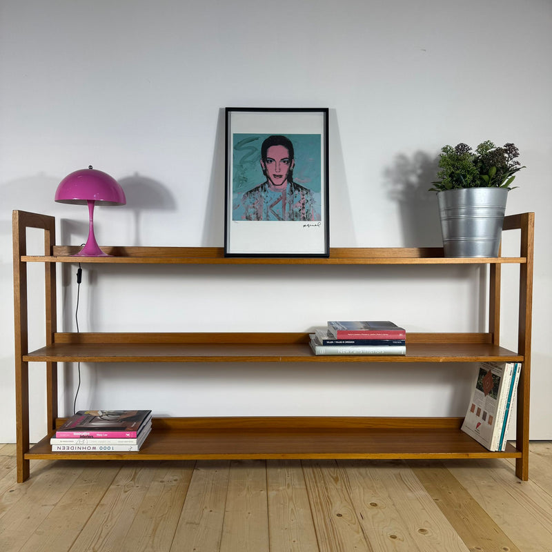 libreria bassa danese anni 60 vintage teak