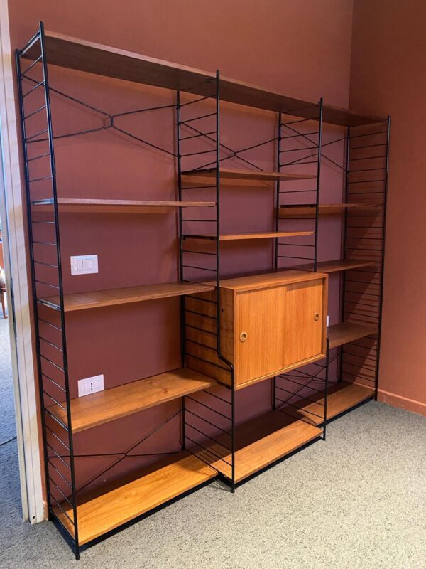 libreria modulare design tedesco vintage