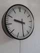 orologio industriale da muro metallo vintage