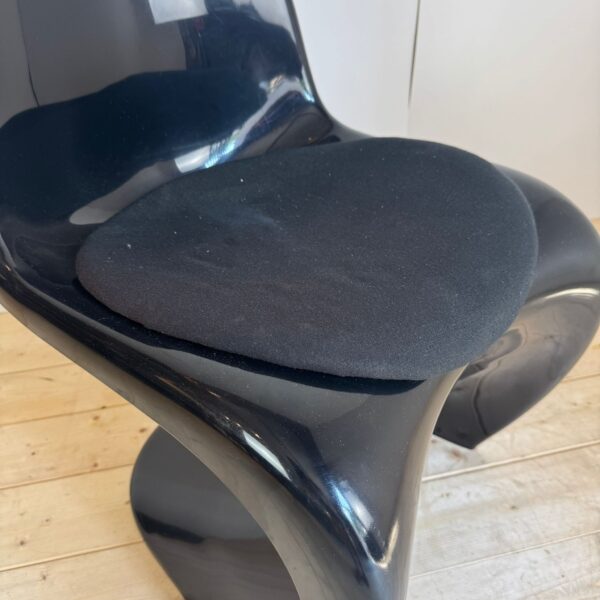panton chair nera sedia unica verner panton