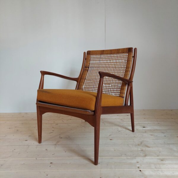 poltrona teak erik andersen palle pedersen anni 50
