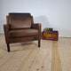 poltrona vintage pelle teak stile mogensen