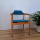 poltroncina rovere lana danimarca 1960 vintage