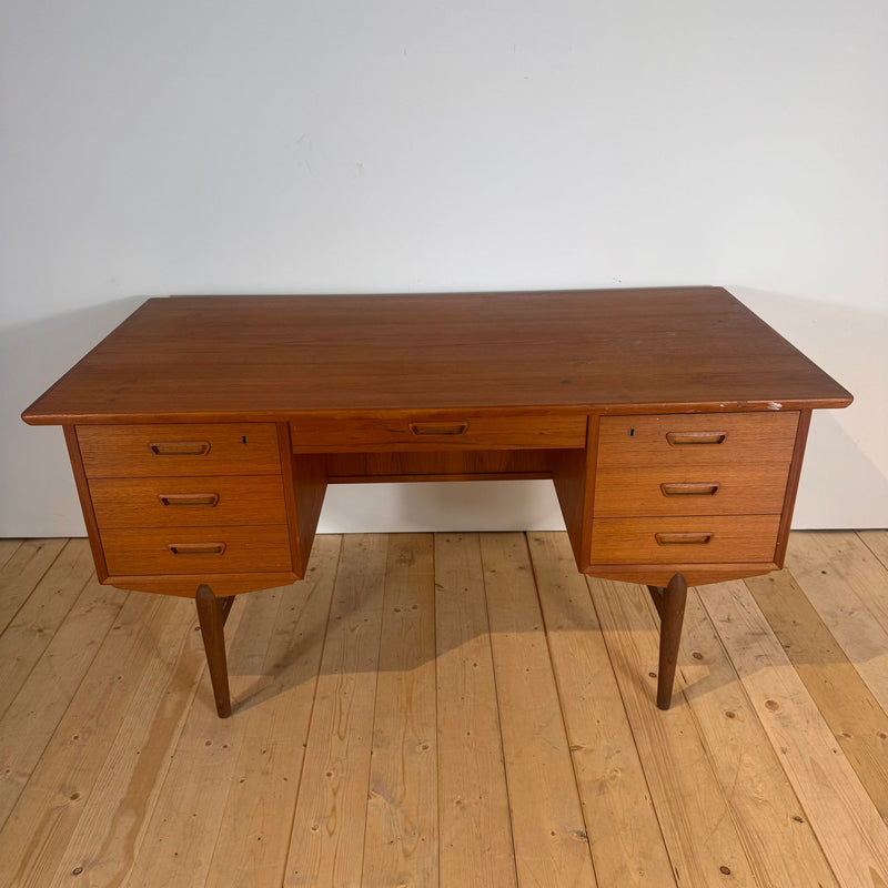 Scandinavian teak desk, 1960s