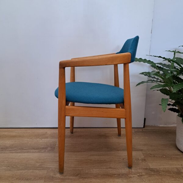 sedia danese rovere lana blu originale stov