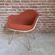 sedia dax eames vitra arancione 1970