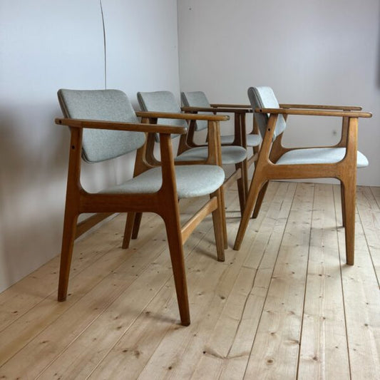 sedie capotavola vintage design danese anni 60