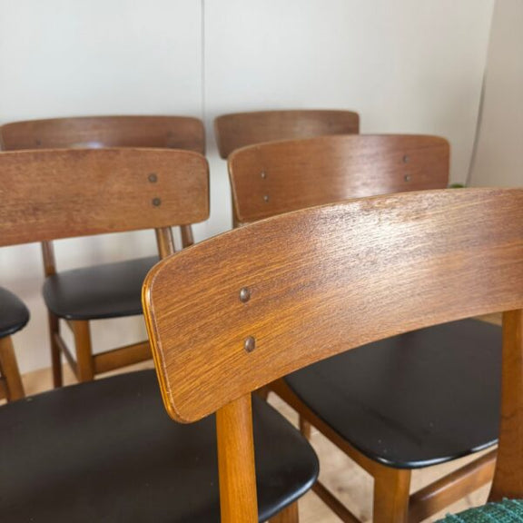 sedie danesi vintage teak originale 1960