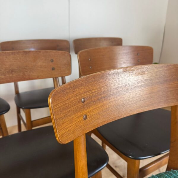 sedie danesi vintage teak originale 1960