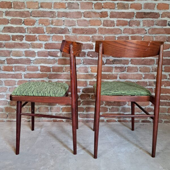 sedie danesi vintage teak originale finta pelle